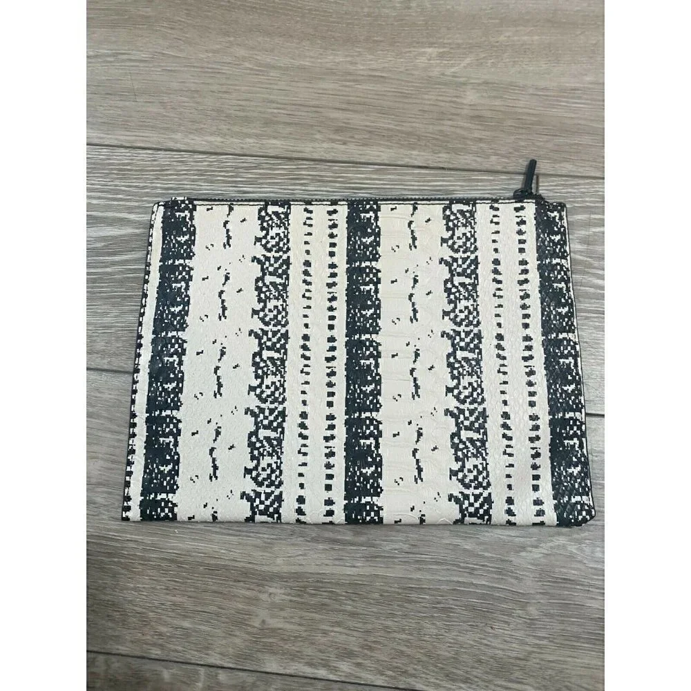 DANIELLE NICOLE SNAKE EMBOSSED CLUTCH Wallet Purse Bag